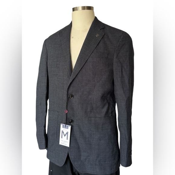 TED BAKER NEW suit
Jacket Black & Purple 100% Wool - Picture 2 of 9